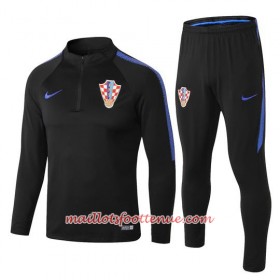 Croatie Ensemble Sweat d'entrainement Violet 2018